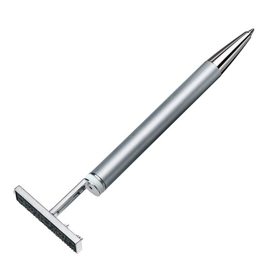 Stempelschreiber - Stamp&Touch Pen - 3 in 1 - silber