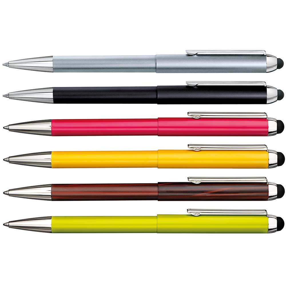 Stempelschreiber - Stamp&Touch Pen - 3 in 1 - schwarz