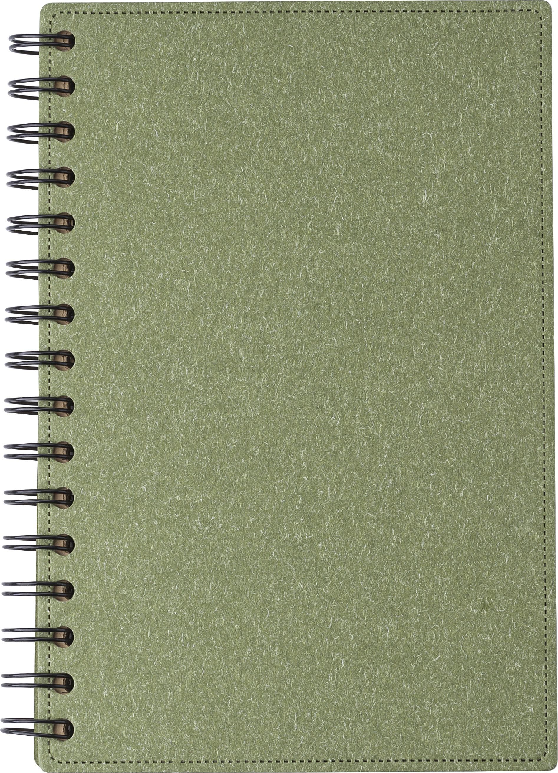 Hardcover-Notizbuch aus recyceltem Karton Caleb