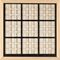 Holz-Sudoku-Spiel Christa