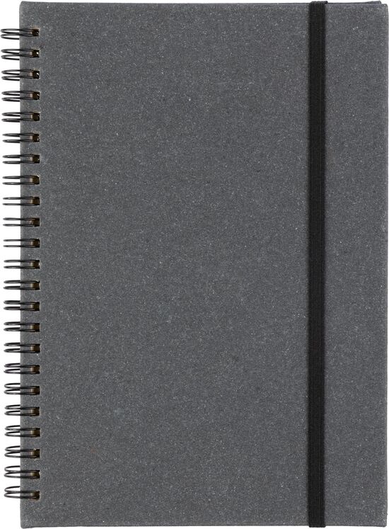 Notizbuch aus recyceltem Leder A5 Egon