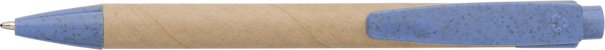 Kugelschreiber aus Karton und Weizenstroh Spencer
