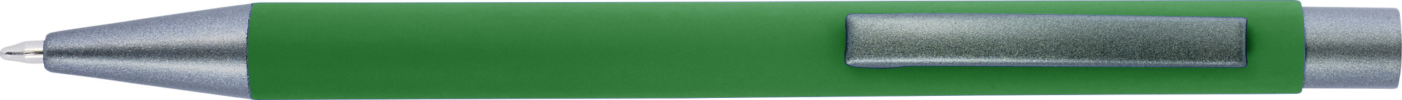 Kugelschreiber mit Softtouch-Oberfläche und Glanzgravur Emmett