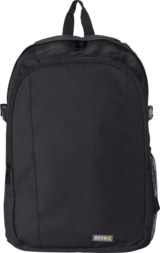 Rucksack aus 600D Polyester mit integriertem RFID Schutz Marley