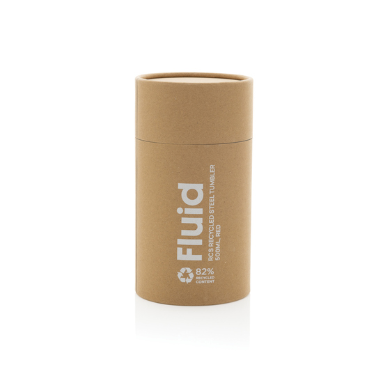 Fluid Becher aus RCS-zertifiziert recyceltem Stahl, 500ml
