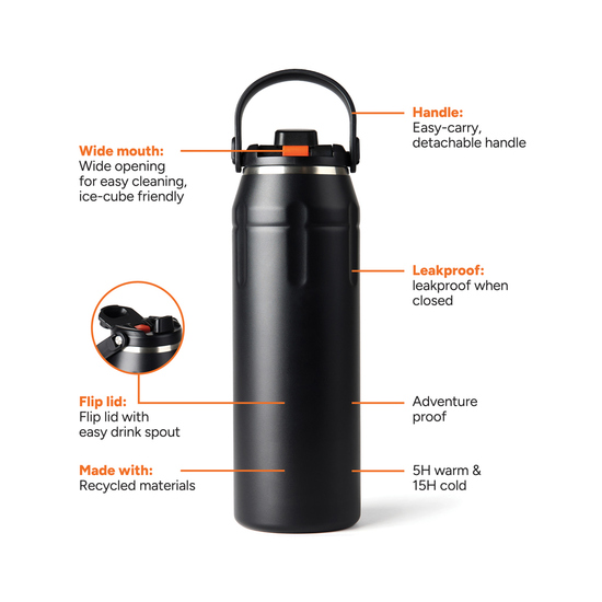 Nordic Drift trail Isolierte RCS Sportflasche 940ml