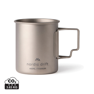 Nordic Drift Trail Ultraleichte Titan-Becher 450ml