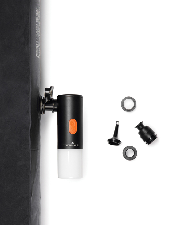 Nordic Drift Titan 2-in-1-Luftpumpe und Campinglampe