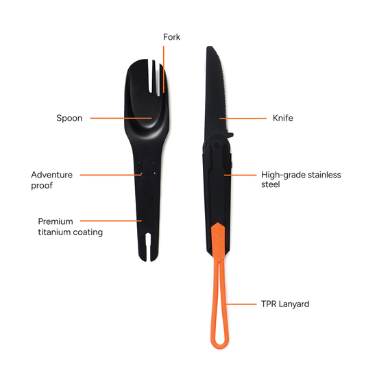 Nordic Drift Trail 4-in-1 Outdoor-Besteck