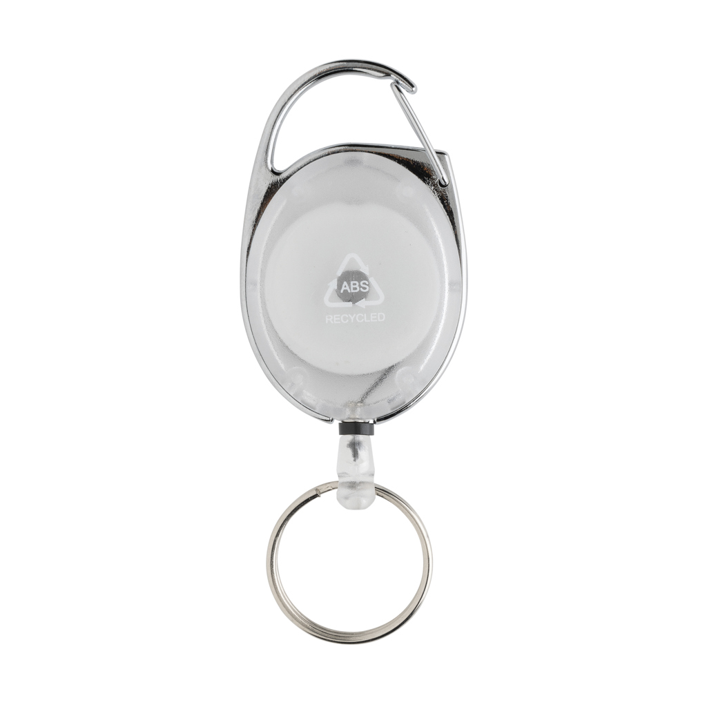 Roller-Clip-Schlüsselanhänger aus RCS recyceltem ABS