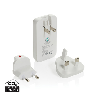 Fluxo flaches RCS 65W GaN-Ladegerät mit Stecker-Adaptern