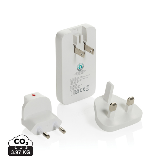 Fluxo flaches RCS 65W GaN-Ladegerät mit Stecker-Adaptern