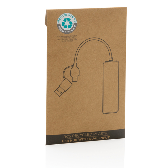 RCS recycelter USB-Hub mit Dual-Input