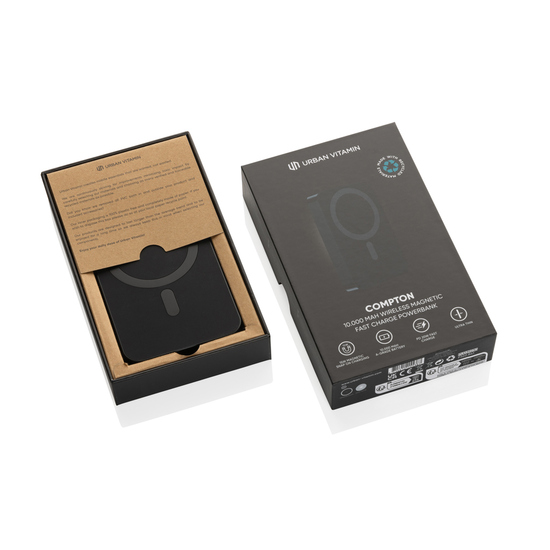 Urban Vitamin Compton 10000mAh Powerbank aus RCS Plastik/Alu