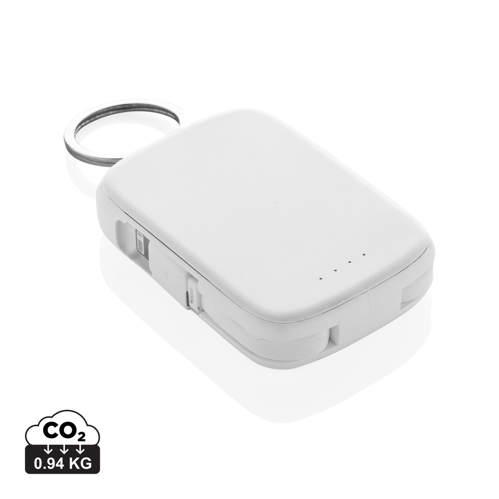 Nexo RCS Key-Chain-Powerbank 2.000mAh mit integr. Kabeln