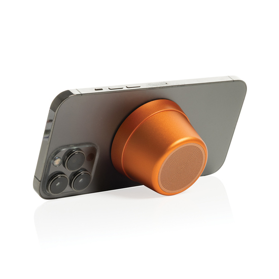 Nivio magnetischer 5W-Speaker aus RCS recyceltem Aluminium