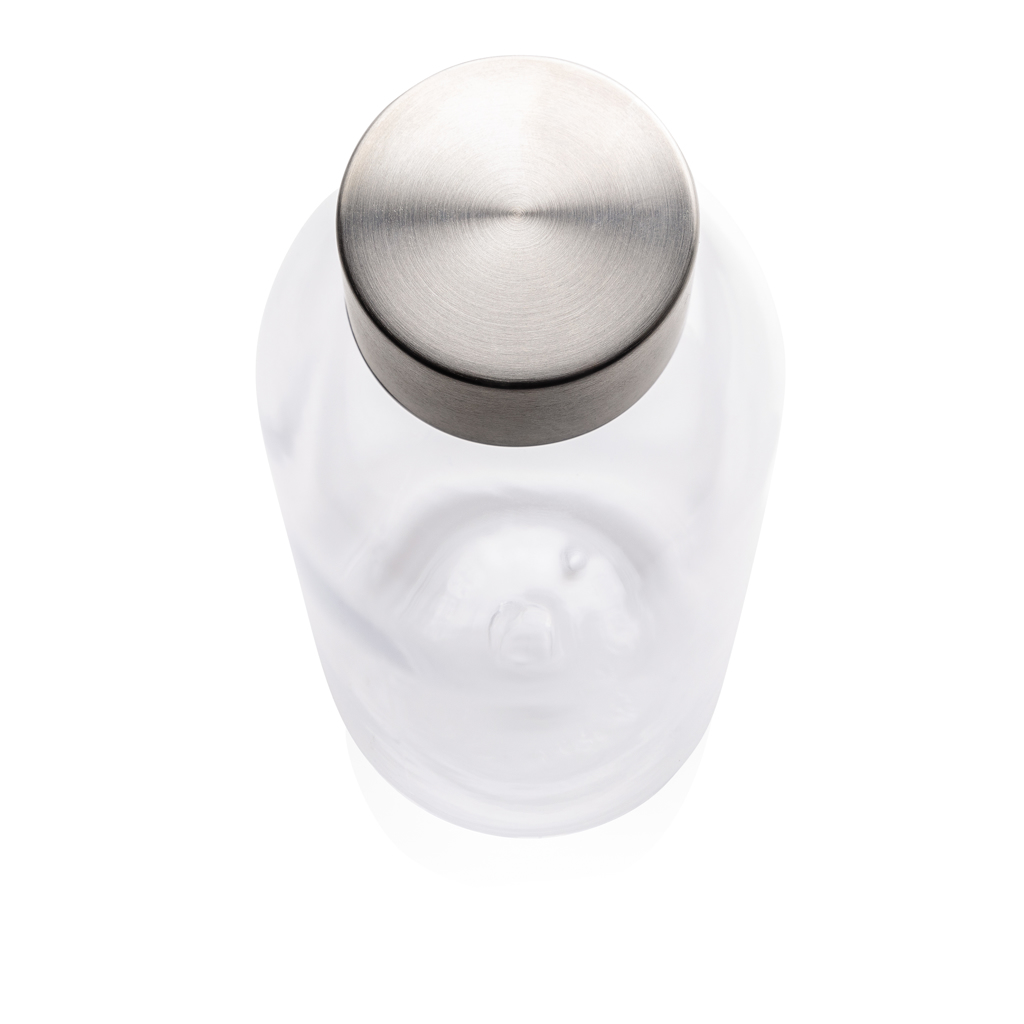 Auslaufsichere Trinkflasche mit Metalldeckel