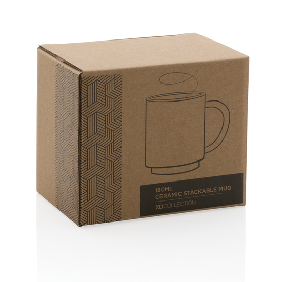 Stapelbare Keramiktasse, 180ml