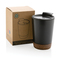 RCS recycelter Edelstahl-Kaffeebecher mit Kork