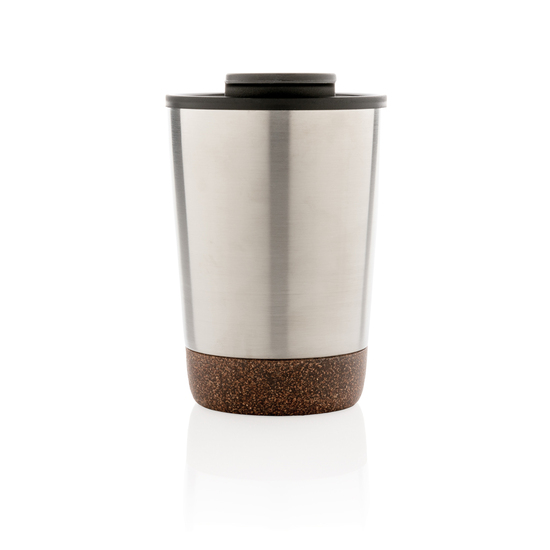 RCS recycelter Edelstahl-Kaffeebecher mit Kork