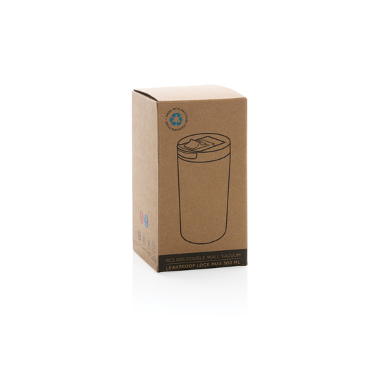 Doppelwandiger Vakuum-Becher aus RCS recyceltem SS