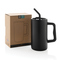 Cube Becher aus RCS recyceltem Stahl 800ml