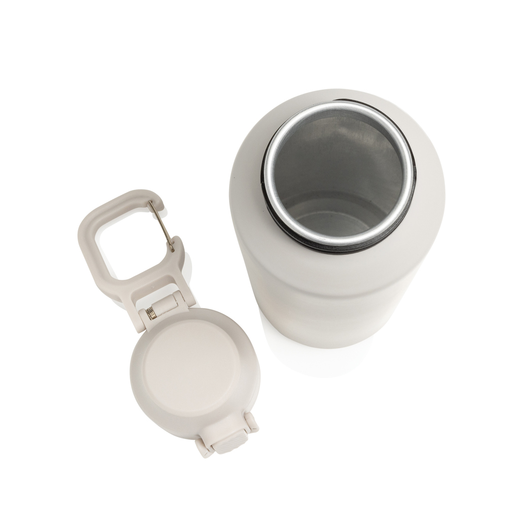 Via RCS Re-Steel Sportflasche mit Verschluss, 600ml