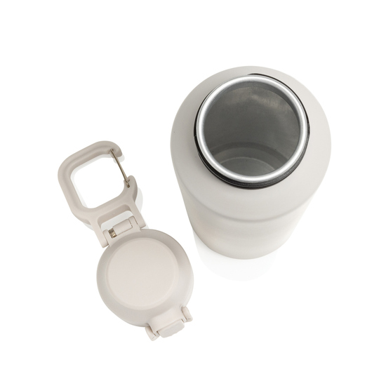 Via RCS Re-Steel Sportflasche mit Verschluss, 600ml