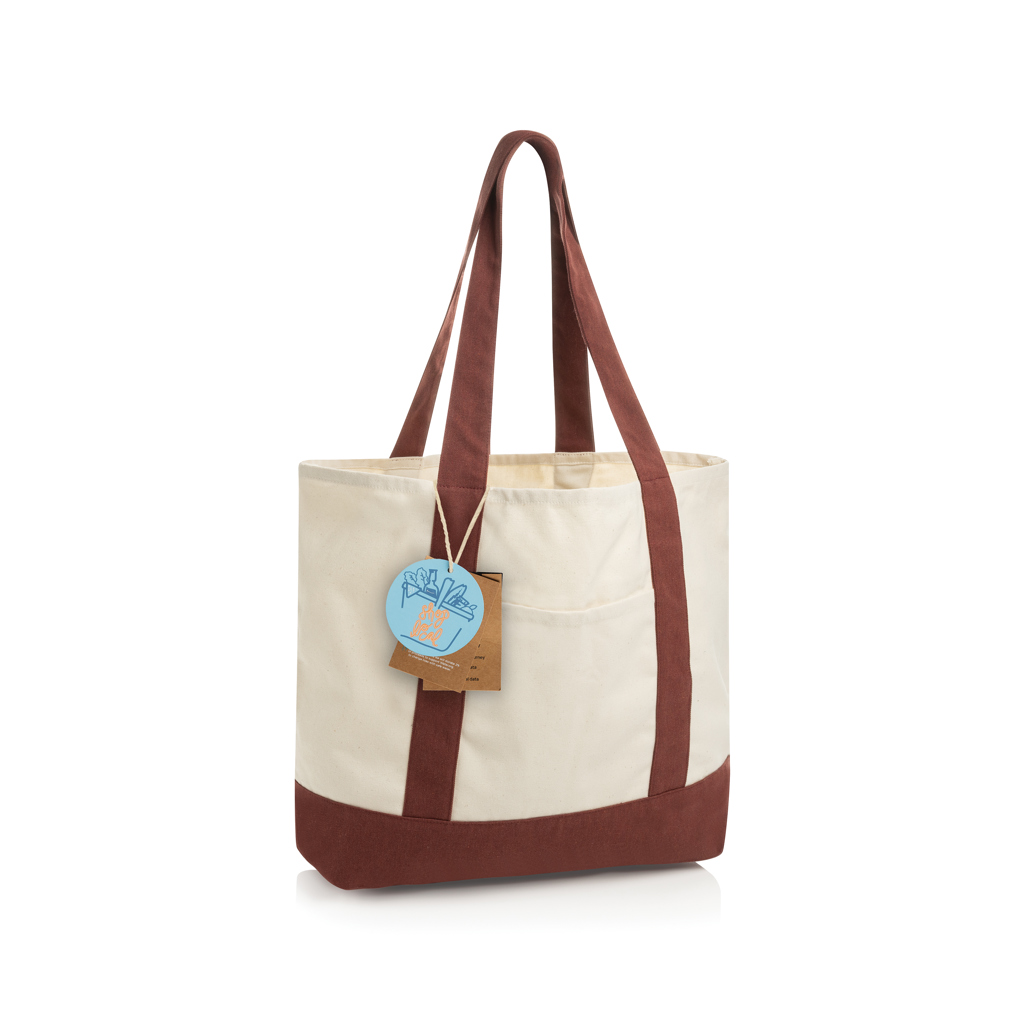SHOP LOCAL AWARE™ Tasche aus recycelter Baumwolle, 350g/m²