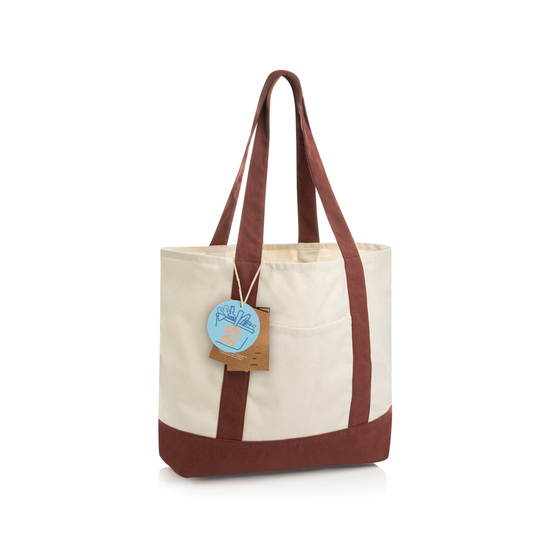 SHOP LOCAL AWARE™ Tasche aus recycelter Baumwolle, 350g/m²