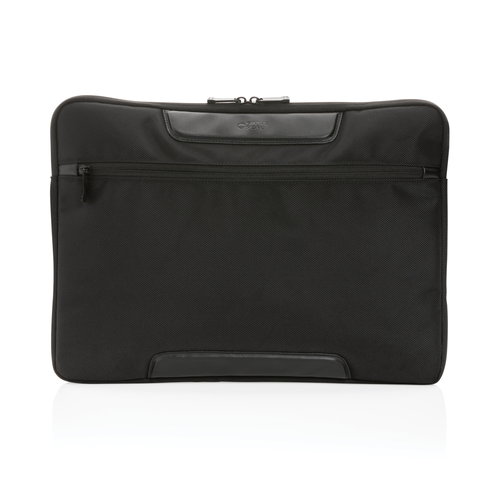 Swiss Peak AWARE™ RPET Voyager 15.6" Laptop-Sleeve
