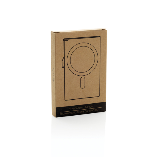 Magnetischer RFID-Kartenhalter aus Aluminium für Smartphones