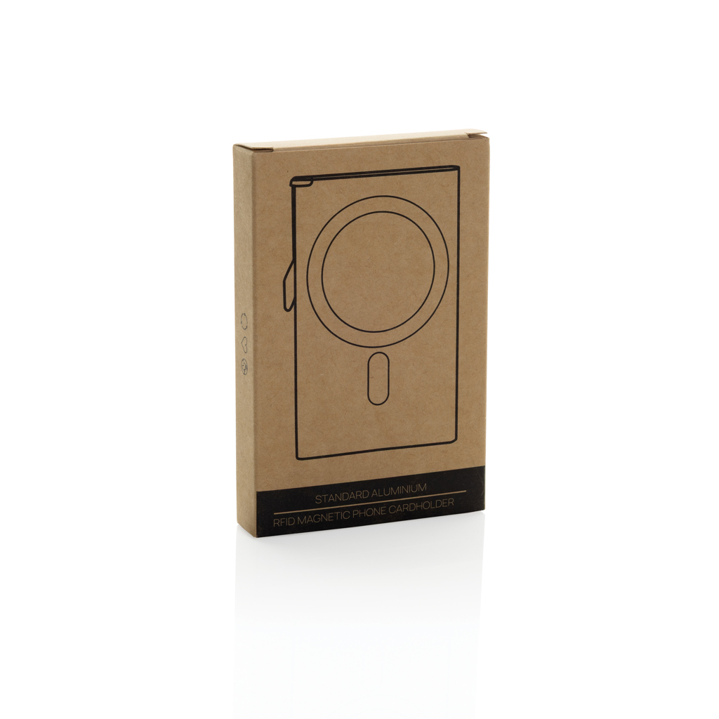 Magnetischer RFID-Kartenhalter aus Aluminium für Smartphones