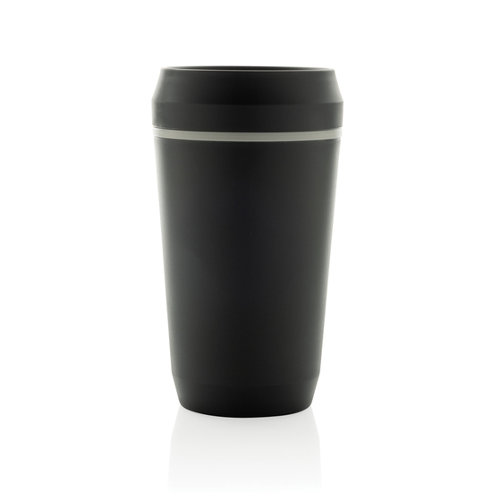 Topl-Becher aus rec. Kunststoff mit 360-Grad-Deckel 354ml