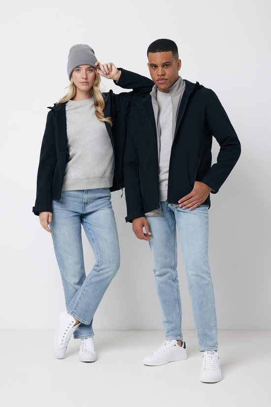 IQONIQ Makalu Herren Softshelljacke aus recyceltem Polyester