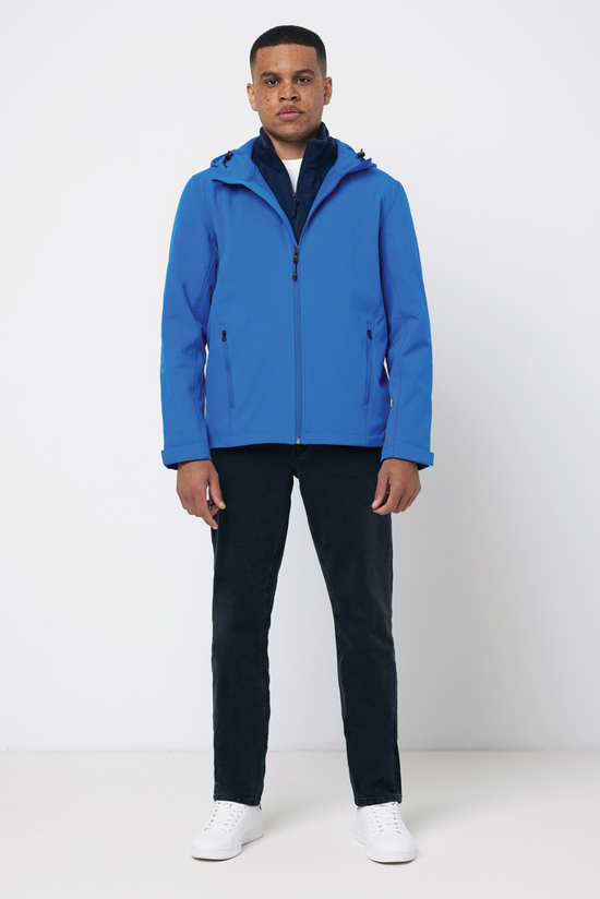 IQONIQ Makalu Herren Softshelljacke aus recyceltem Polyester
