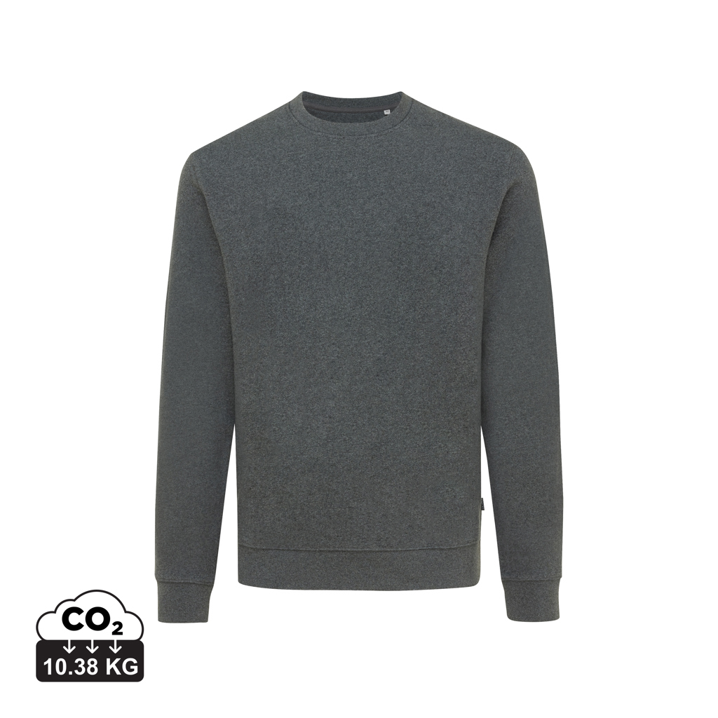 IQONIQ Denali ungefärbt. Rundhals-Sweater aus recycelter BW