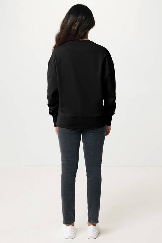 IQONIQ Kruger Relax-Rundhals-Sweater aus recycelt. Baumwolle