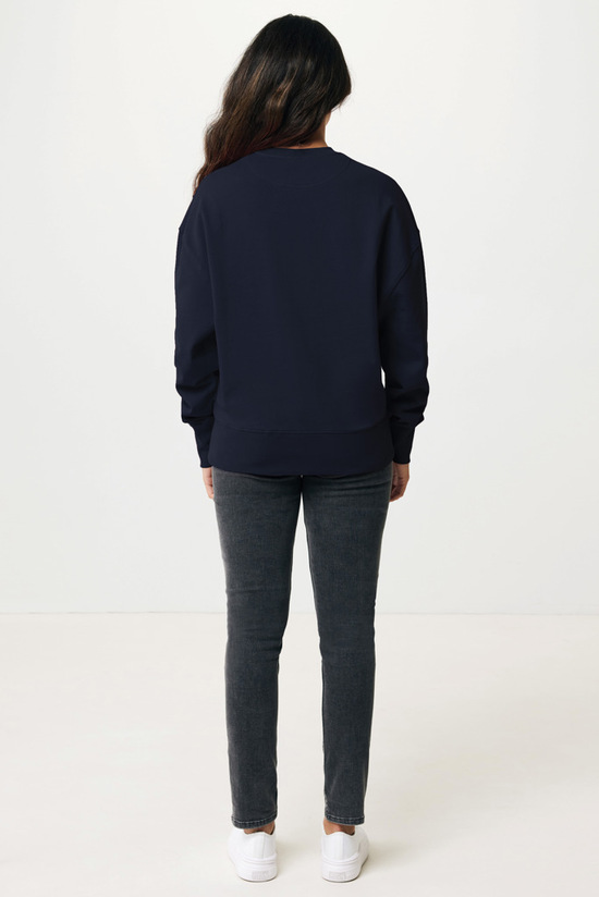 IQONIQ Kruger Relax-Rundhals-Sweater aus recycelt. Baumwolle