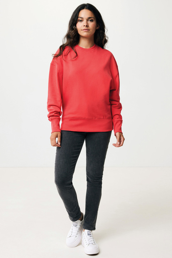 IQONIQ Kruger Relax-Rundhals-Sweater aus recycelt. Baumwolle