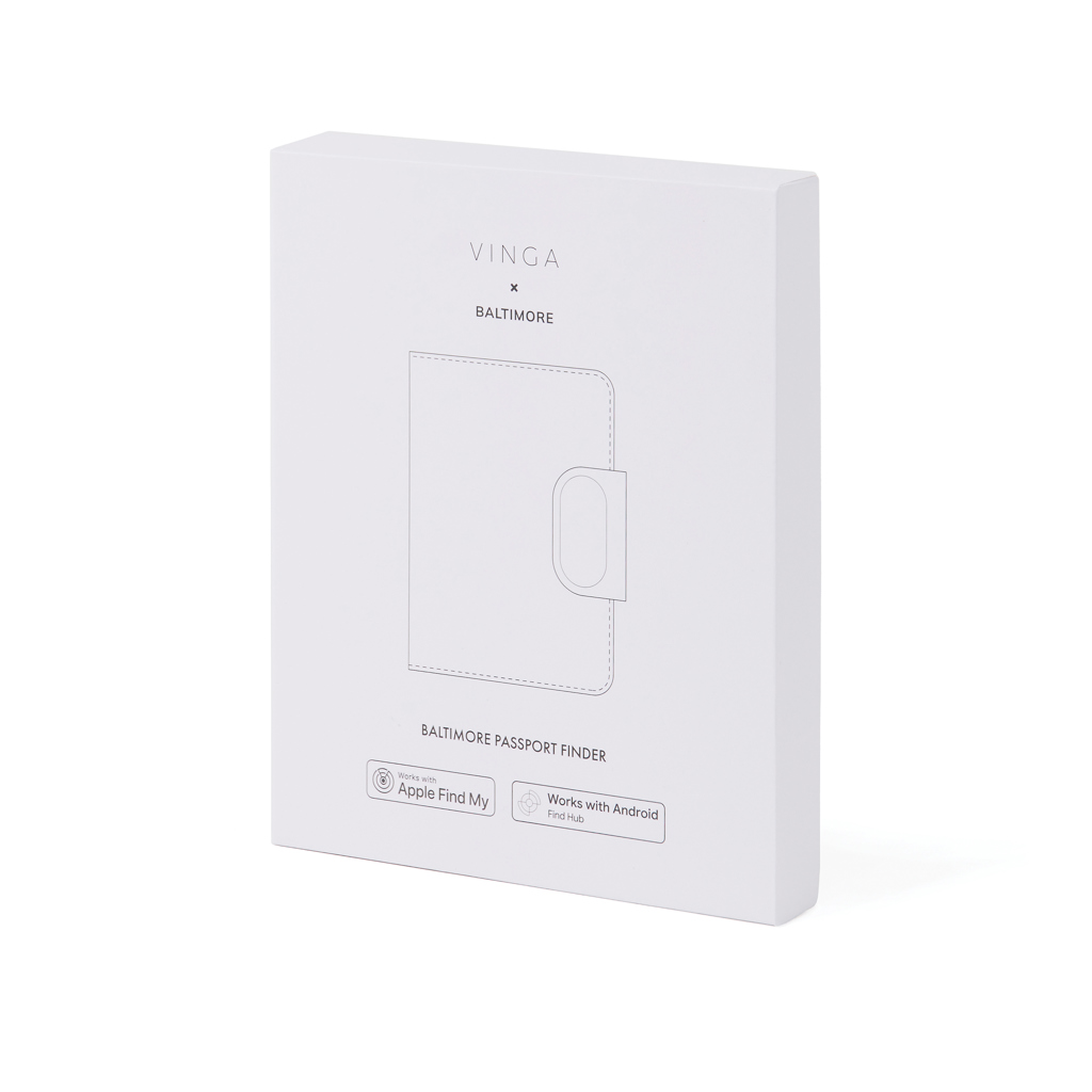 VINGA Baltimore RCS Passport Cover mit Dual-Finder