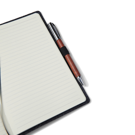 VINGA Albon A5-Notizbuch aus GRS recyceltem Filz