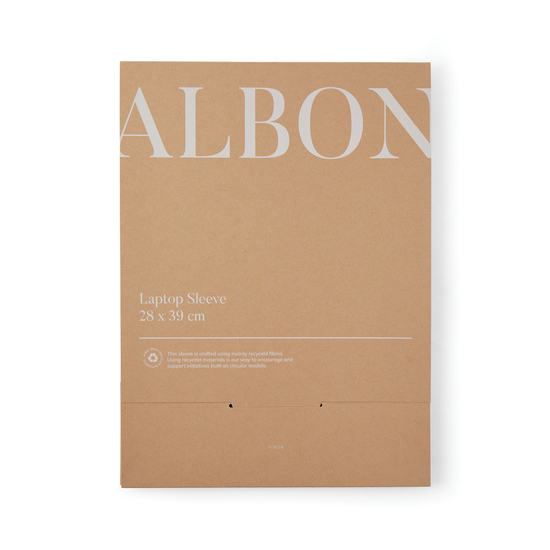 VINGA Albon 17" Laptop-Seeve aus GRS recyceltem Filz