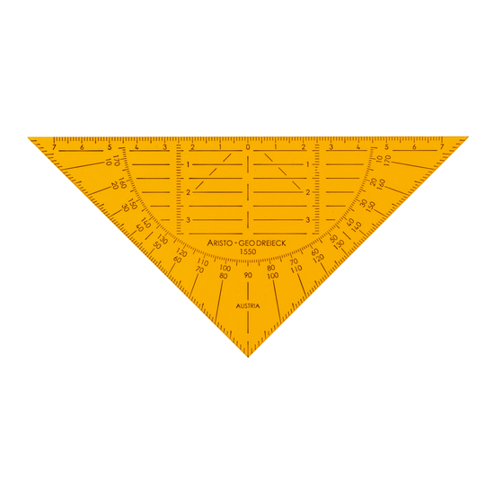 Geodreieck® 16 cm, extrem biegsam, orange