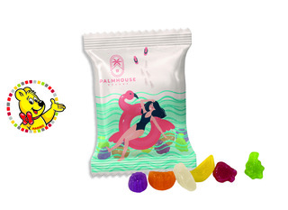 HARIBO Standardformen Werbetüte, Inhalt: HARIBO Tropi-Frutti - ca. 15 g - 70 x 90 mm