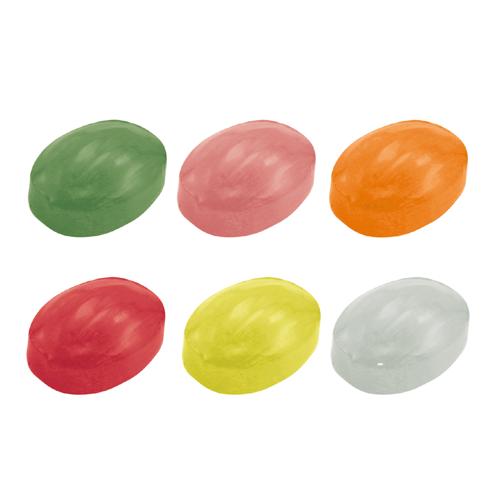 Bonbon Flowpack, Inhalt: Bonbon  bunt gemischt