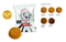 Coffee Cookies Flowpack, Inhalt: Coffee Cookies Apfel, Zimt