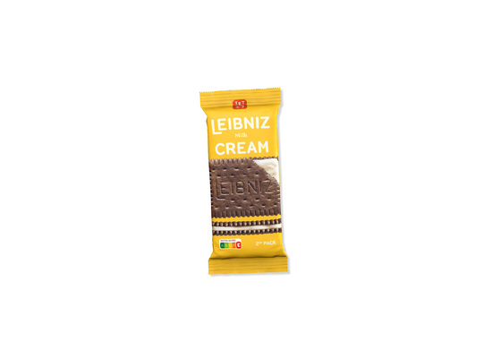 LEIBNIZ Milk Cream 2er Pack mit Werbebanderole, Inhalt: LEIBNIZ Milk Cream