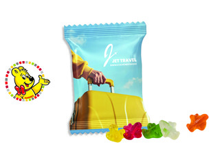 HARIBO Standardformen Werbetüte, Inhalt: HARIBO Flugzeuge ca. 6,5 g