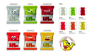 HARIBO Goldbären - Spezial Werbetüte, Inhalt: HARIBO Goldbären - Spezial Orange ca. 10 g